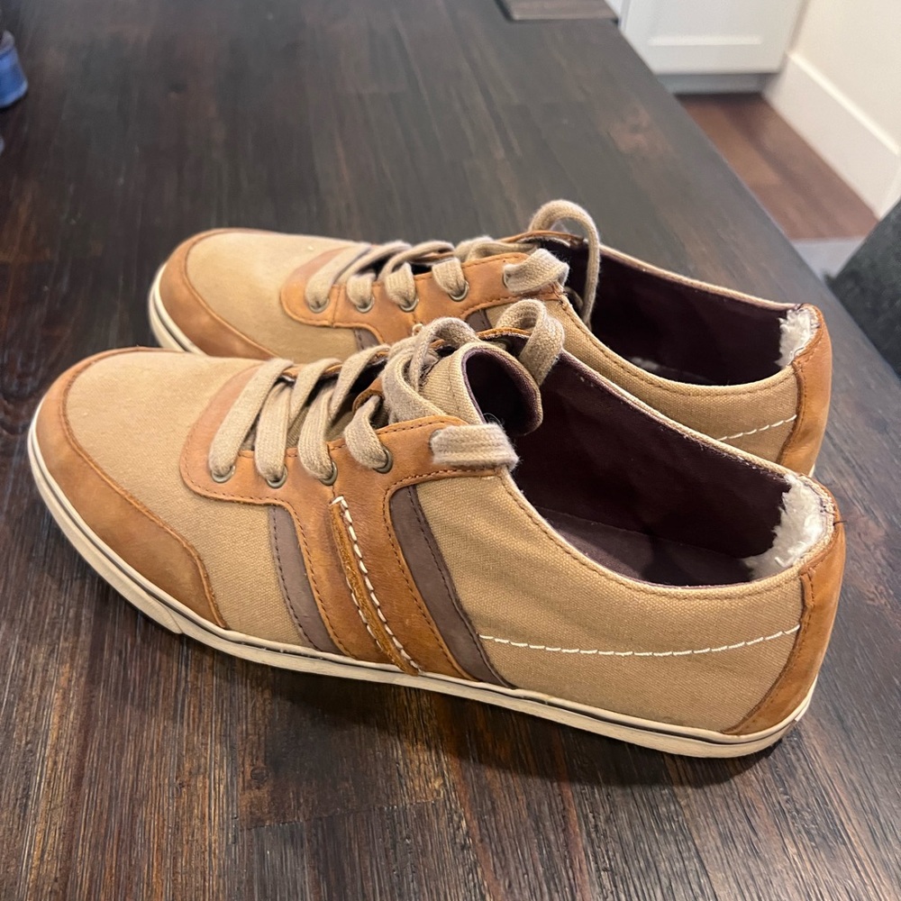 Tan and Brown Ugg Men's Casual Sneakers